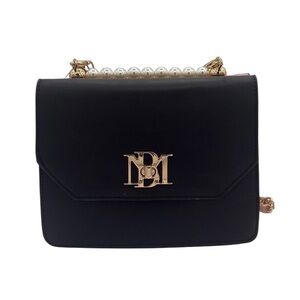 Badgley Mischka Elegant Black/Pink Designer Handbag